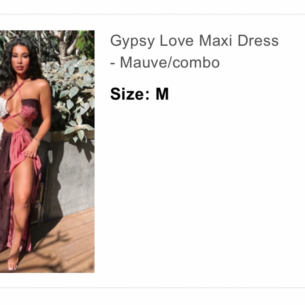 Fashion nova maxi dress